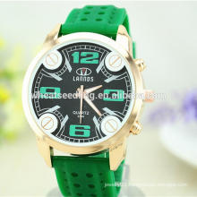 big dial digital rubber wristband custom cheap silicone watches